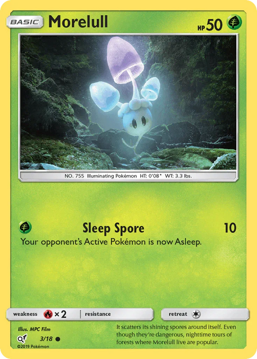 Morelull (3/18) [Sun & Moon: Detective Pikachu] - for just $0.15! 