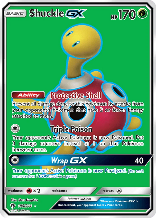 Shuckle GX (195/214) [Sun & Moon: Lost Thunder] - for just $7! 