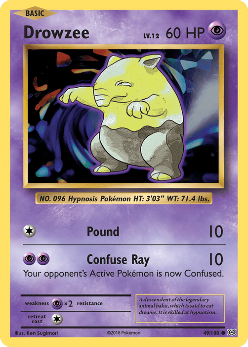 Drowzee (49/108) [XY: Evolutions] - for just $0.10! 