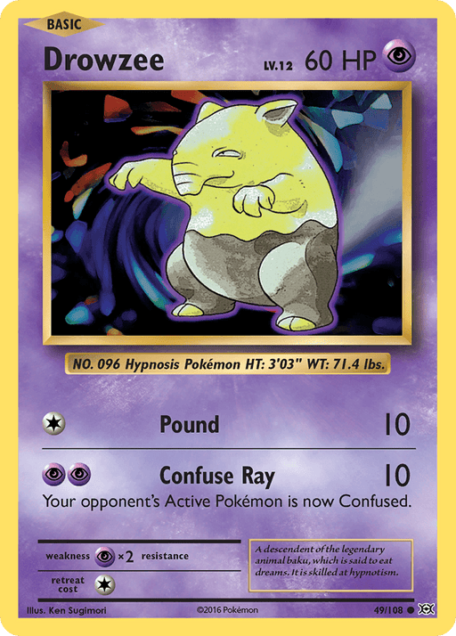 Drowzee (49/108) [XY: Evolutions] - for just $0.10! 