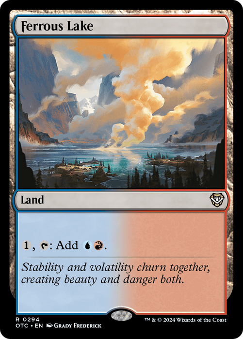 Ferrous Lake (OTC-294) - Outlaws of Thunder Junction Commander - for just $0.21! 
