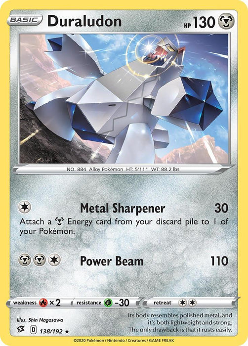 Duraludon (138/192) (Theme Deck Exclusive) [Sword & Shield: Rebel Clash] - for just $0.40! 