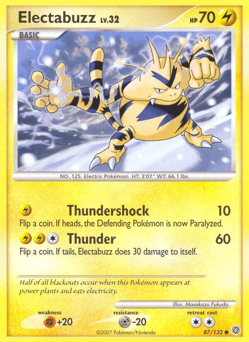 Electabuzz (87/132) [Diamond & Pearl: Secret Wonders] - for just $0.15! 