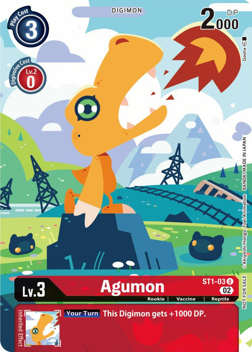 Agumon [ST1-03] (Box Topper) [Dimensional Phase] - Just $0.09! Shop now at Retro Gaming of Denver