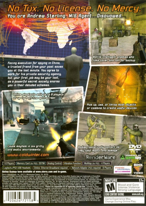 Cold Winter – PlayStation 2 (PS2) - for just $0! 