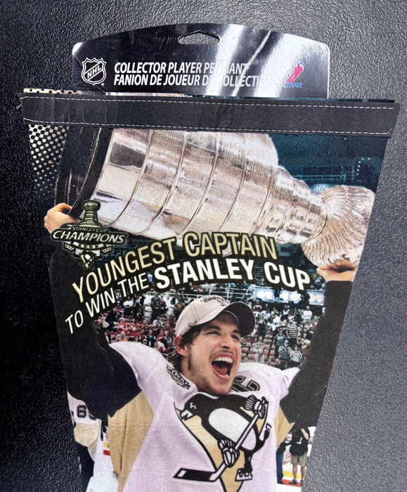 Pittsburgh Penguins 2009 Stanley Cup Sidney Crosby Youngest Captain NHL Pennant - for just $25! 
