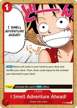 I Smell Adventure Ahead! (Promotion Pack 2022) (P-002) - One Piece Promotion Cards - for just $1.43! 