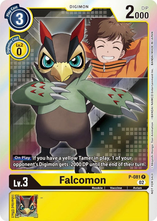 Falcomon [P-081] (Digimon Survive Anime Expo 2022) [Promotional Cards] - Just $1.20! Shop now at Retro Gaming of Denver