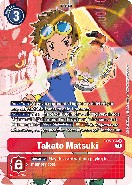 Takato Matsuki [EX2-056] (Alternate Art) [Digital Hazard] - Just $10.20! Shop now at Retro Gaming of Denver