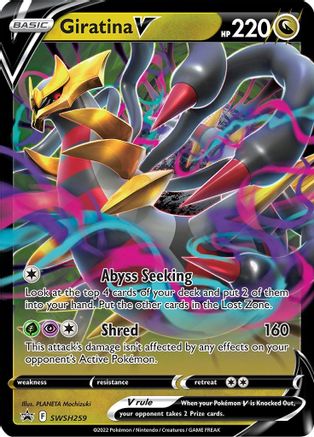 Giratina V SWSH259/307 - SWSH Sword & Shield Promo Cards Holofoil - for just $1.23! 