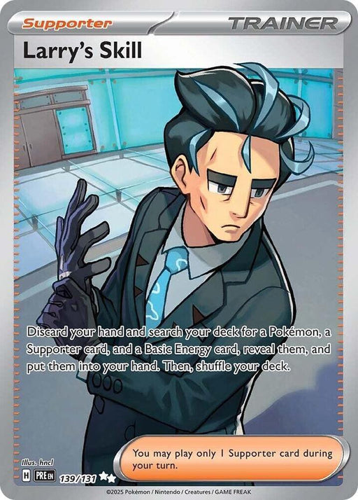 Larry's Skill (139/131) [Scarlet & Violet: Prismatic Evolutions] - for just $0.40! 