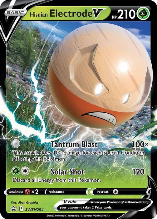 Hisuian Electrode V (SWSH294) [Sword & Shield: Black Star Promos] - for just $0.40! 
