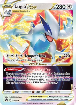 Lugia VSTAR 139/195 - SWSH12 Silver Tempest Holofoil - for just $2.64! 