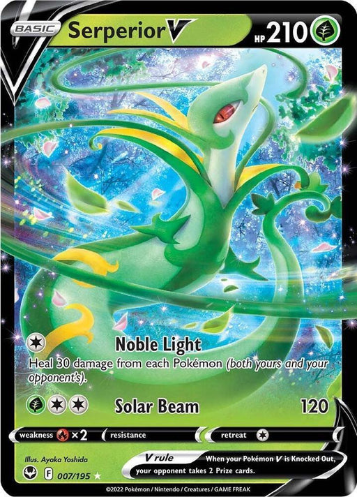 Serperior V (007/195) [Sword & Shield: Silver Tempest] - for just $0.35! 