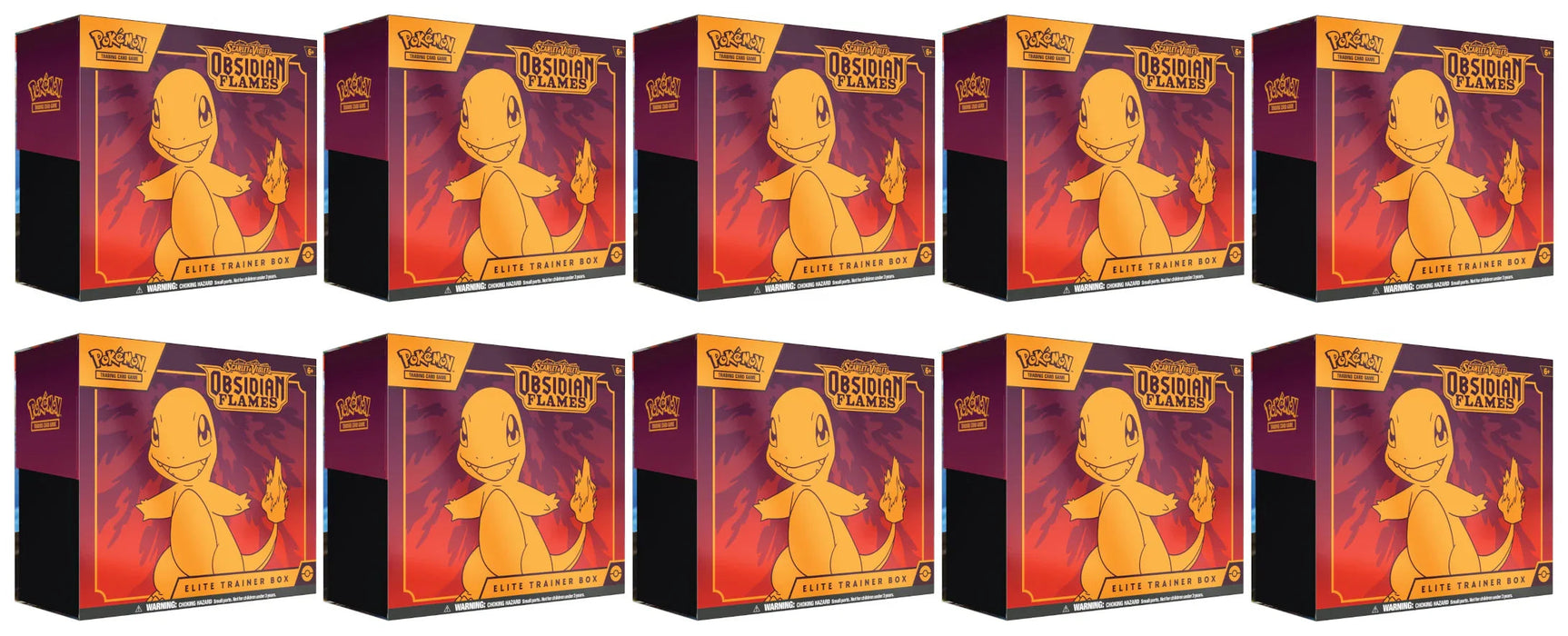 Scarlet & Violet: Obsidian Flames - Elite Trainer Box Case - for just $1750! 