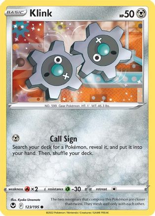 Klink 123/195 - SWSH12 Silver Tempest - for just $0.03! 