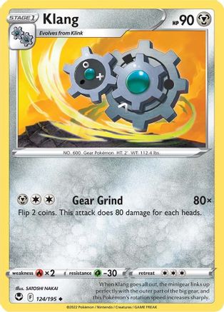 Klang 124/195 - SWSH12 Silver Tempest - for just $0.04! 