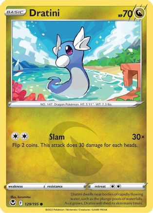 Dratini 129/195 - SWSH12 Silver Tempest - for just $0.07! 