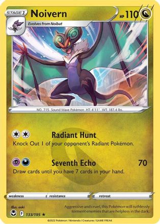 Noivern 133/195 - SWSH12 Silver Tempest - for just $0.08! 