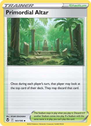 Primordial Altar 161/195 - SWSH12 Silver Tempest - for just $0.05! 