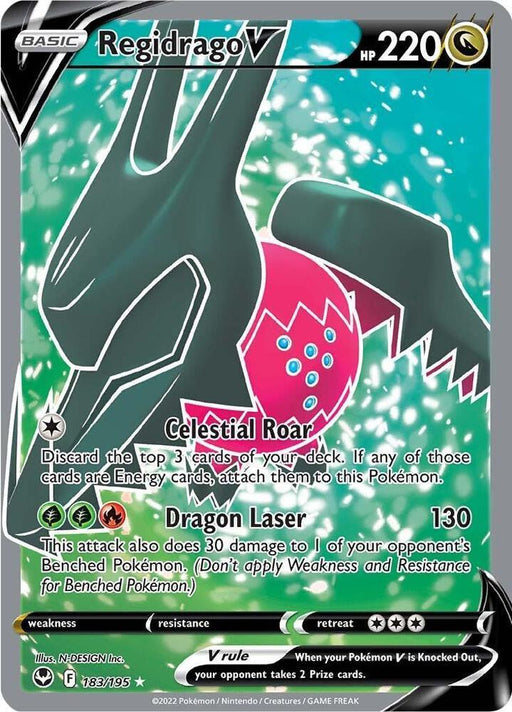 Regidrago V (183/195) [Sword & Shield: Silver Tempest] - for just $0.90! 