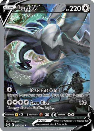 Lugia V (Alternate Full Art) 186/195 - SWSH12 Silver Tempest Holofoil - for just $189.20! 