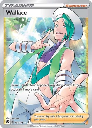 Wallace (Full Art) 194/195 - SWSH12 Silver Tempest Holofoil - for just $2.55! 