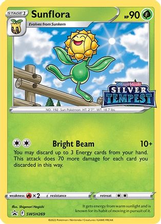 Sunflora SWSH269 - SWSH Sword & Shield Promo Cards - Holofoil - for just $0.46! 