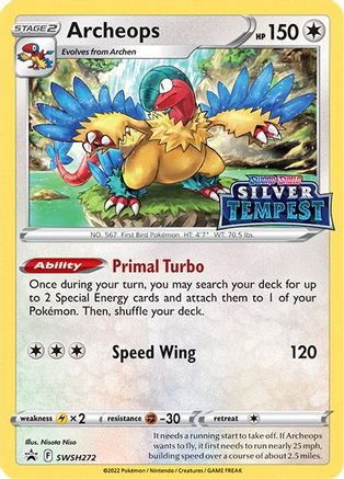 Archeops (Prerelease) SWSH272/307 - SWSH Sword & Shield Promo Cards Holofoil - for just $0.10! 