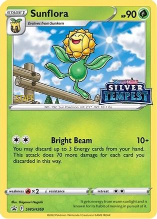 Sunflora (Prerelease) [STAFF] SWSH269 - SWSH Sword & Shield Promo Cards Holofoil - for just $13.95! 