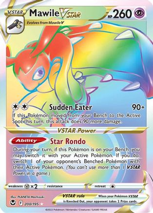 Mawile VSTAR (Secret) 200/195 - SWSH12 Silver Tempest Holofoil - for just $3.58! 