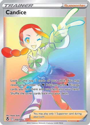 Candice (Secret) 204/195 - SWSH12 Silver Tempest Holofoil - for just $2.63! 