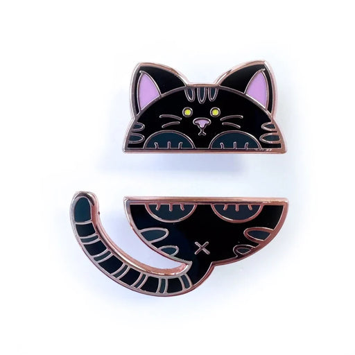 Pride Pals Enamel Pin Set - Black Cat - for just $20! 