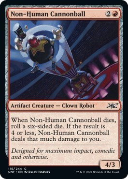 Non-Human Cannonball (Unfinity) Near Mint - for just $0.10! 