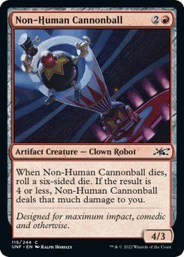 Non-Human Cannonball (Unfinity) Near Mint - for just $0.15! 