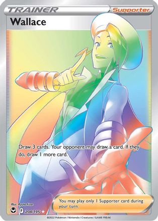 Wallace (Secret) 208/195 - SWSH12 Silver Tempest Holofoil - for just $2.23! 