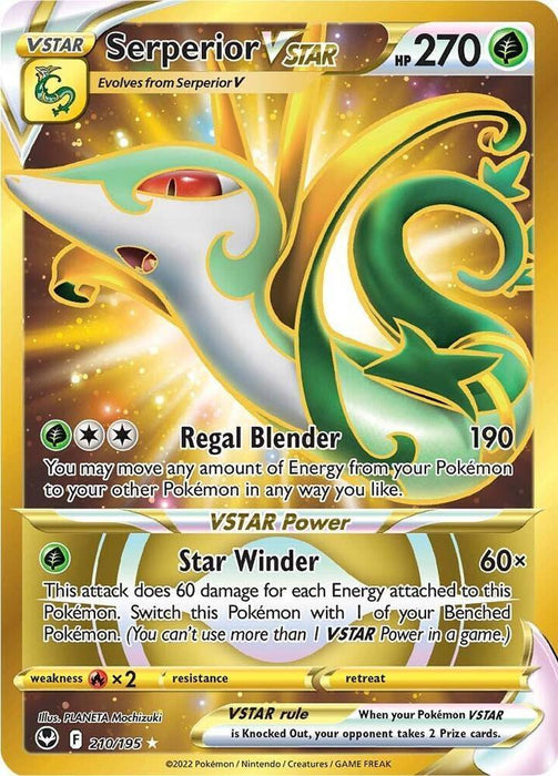 Serperior VSTAR (210/195) [Sword & Shield: Silver Tempest] - for just $2.30! 