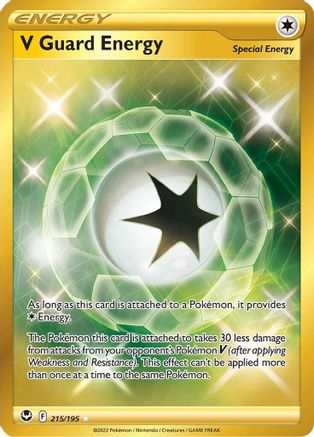 V Guard Energy (Secret) 215/195 - SWSH12 Silver Tempest Holofoil - for just $1! 
