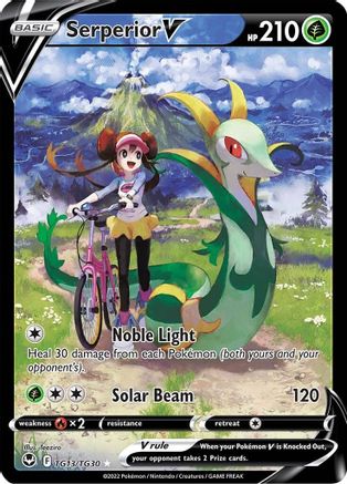 Serperior V TG13/TG30 - SWSH12 Silver Tempest Trainer Gallery Holofoil - for just $12.94! 