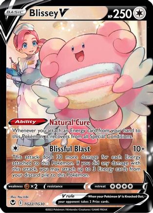 Blissey V TG22/TG30 - SWSH12 Silver Tempest Trainer Gallery Holofoil - for just $6.48! 