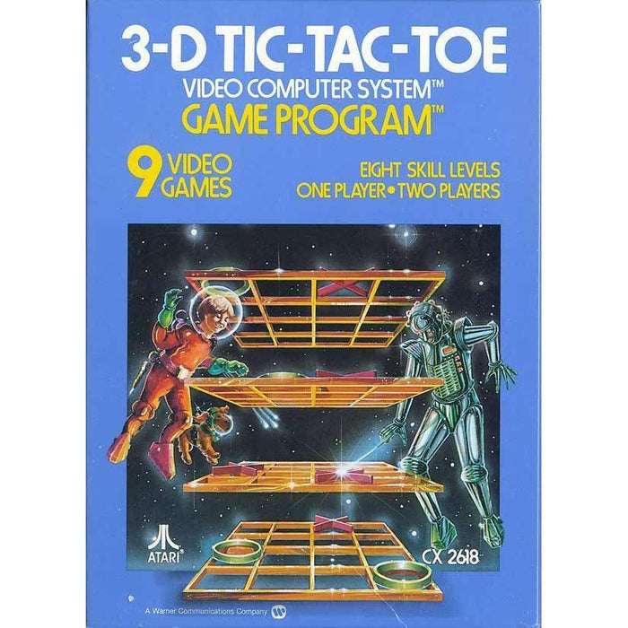 3-D Tic-Tac-Toe (Atari 2600) - Premium Video Games - Just $0! Shop now at Retro Gaming of Denver