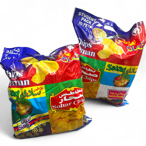 Sohar Chips, Oman Chips, Salata Chips Variety - 20 Bags of Flavorful Snack Mix - for just $18.99! 
