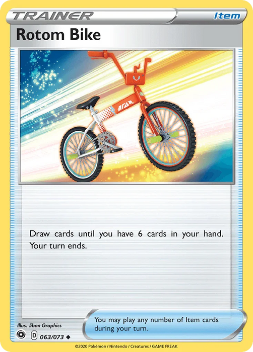 Rotom Bike (063/073) [Sword & Shield: Champion's Path] - for just $0.10! 