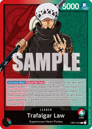 Trafalgar Law (002) (OP01-002) - Romance Dawn - for just $2.15! 