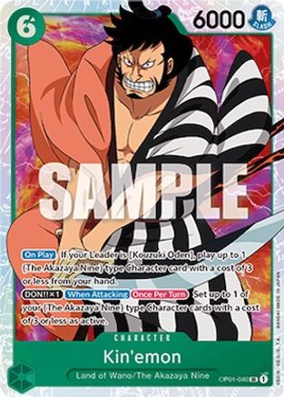 Kin'emon (OP01-040) - Romance Dawn Foil - for just $0.28! 