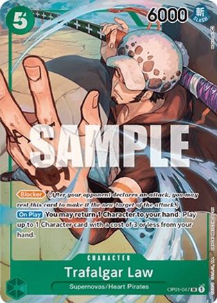 Trafalgar Law (047) (Parallel) (OP01-047) - Romance Dawn Foil - for just $19.25! 