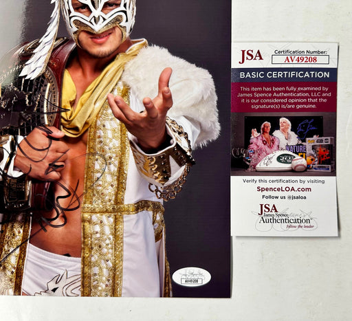 Dragon Lee Signed 8X10 Photo WWE Wrestling Latino World Order With JSA COA - for just $50! 