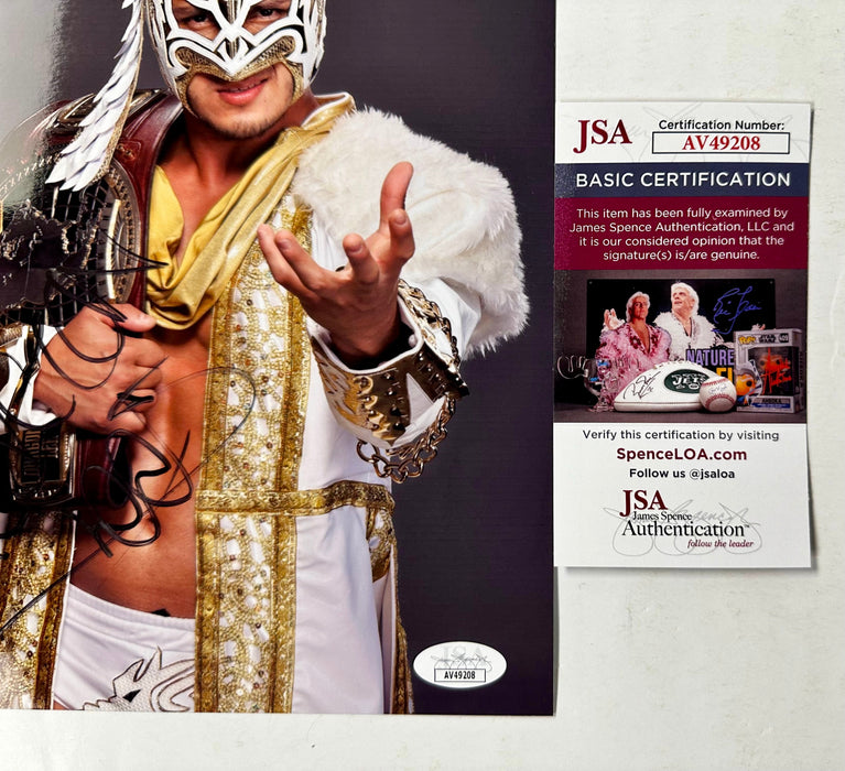 Dragon Lee Signed 8X10 Photo WWE Wrestling Latino World Order With JSA COA - for just $50! 