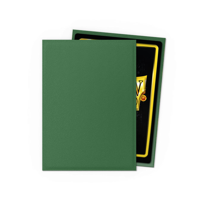 Dragon Shield Non-Glare Matte Forest Green Sleeves (100-Pack) - for just $14.99! 