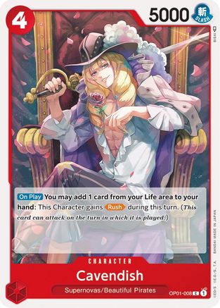 Cavendish (OP01-008) - Romance Dawn - for just $0.05! 